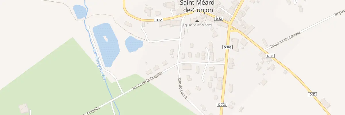 Plan du 118 Rue du Lavoir à Saint-Méard-de-Gurçon
