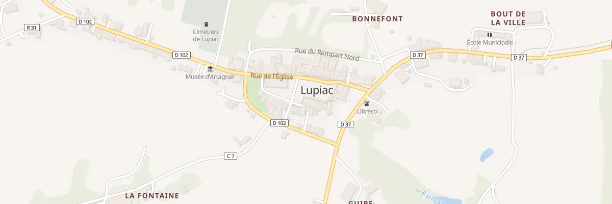 Plan du 5066 Gpl Grande Place à Lupiac