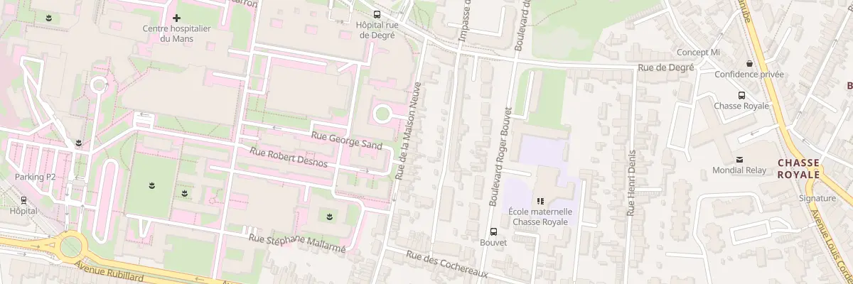 Plan du 43 Rue de la Maison Neuve au Mans