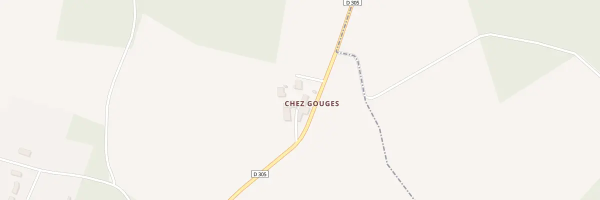 Plan du 3 Chez Gouges à Bernac