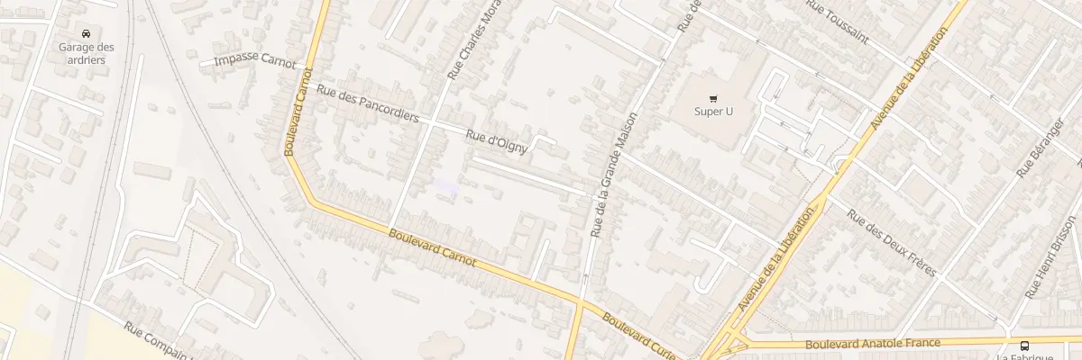 Plan du 118 Rue de la Grande Maison au Mans