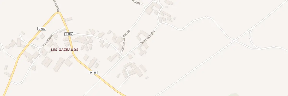 Plan du 6 Rue des Puits à Fontenille