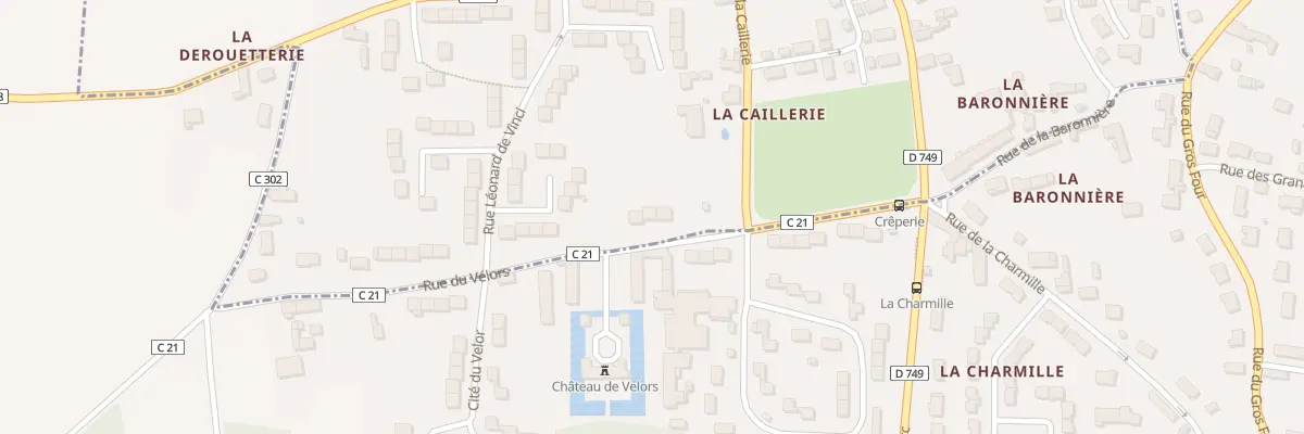 Plan du 3 Rue du Velors à Avoine