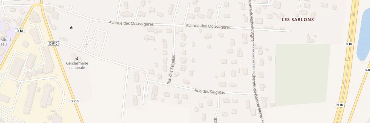 Plan du 5892 Les Seigelas à Mansle-les-Fontaines