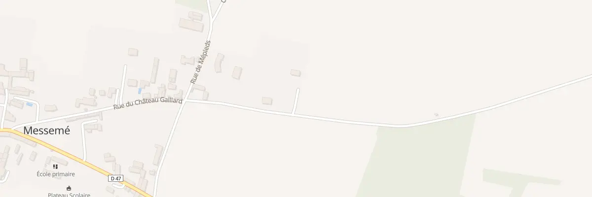 Plan du 7 Che de la Bertonnerie à Messemé