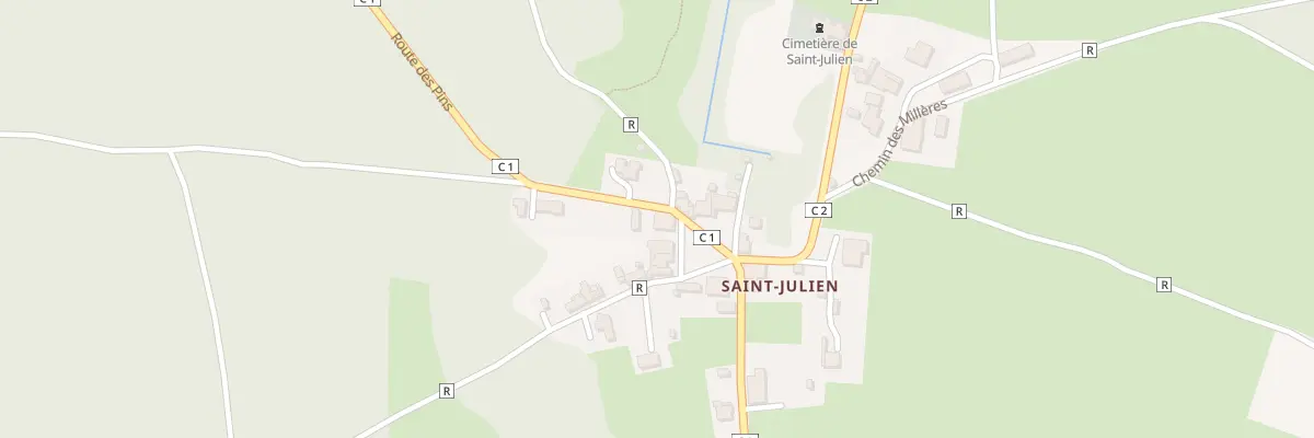 Plan du 131 Pl de Saint Julien à Fargues-sur-Ourbise