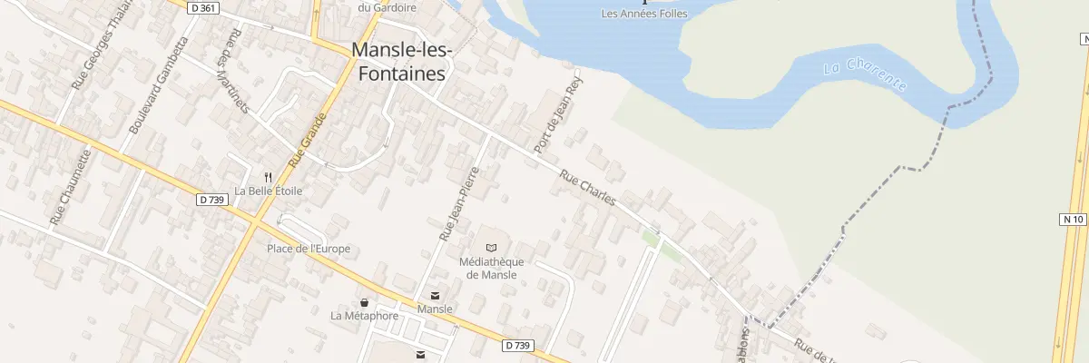 Plan du 29 Rue Charles à Mansle-les-Fontaines