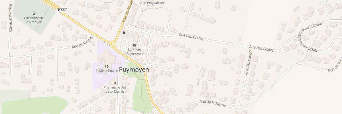 Plan du 6 Imp de la Mairie à Puymoyen