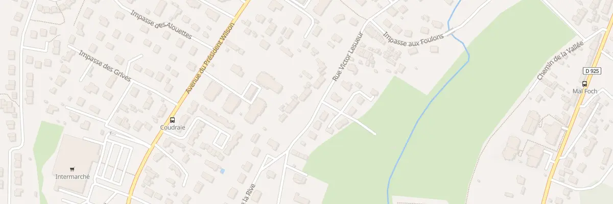 Plan du 92 Rue Victor Lesueur à Montivilliers