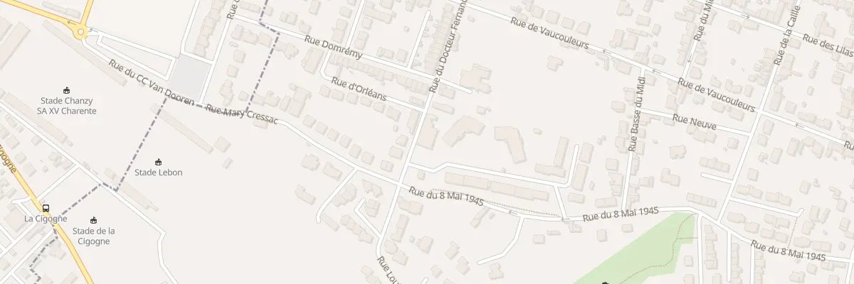 Plan du 26 Rue du Doc Fernand Lamaze à Soyaux