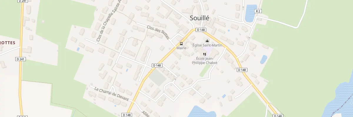Plan du 7 Rue de la Mairie à Souillé