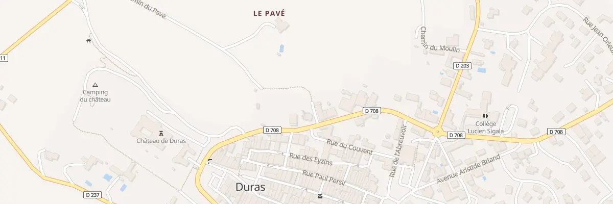 Plan du 3 Bd Jean Brisseau à Duras