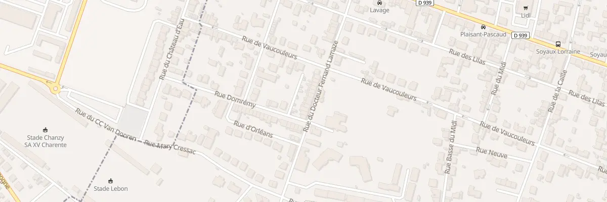 Plan du 39 Rue du Doc Fernand Lamaze à Soyaux