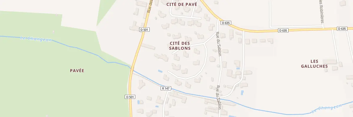 Plan du 7 Cite des Sablons à Bourgueil