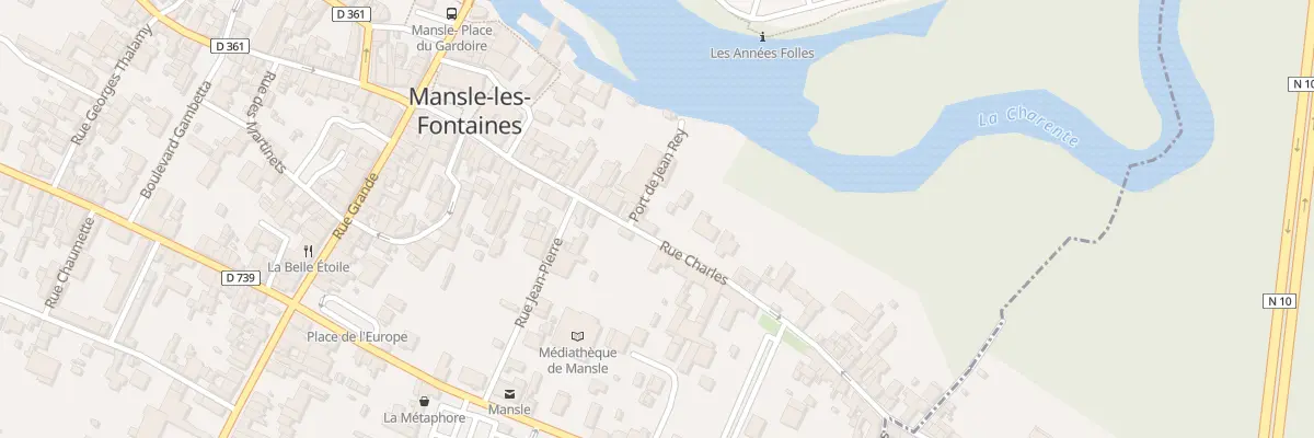 Plan du 24 Rue Charles à Mansle-les-Fontaines