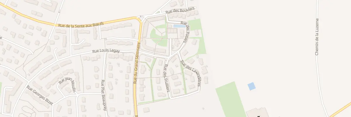 Plan du 1 Rue des Fruitiers à Sées