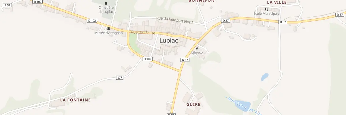 Plan du 5071 Gpl Grande Place à Lupiac