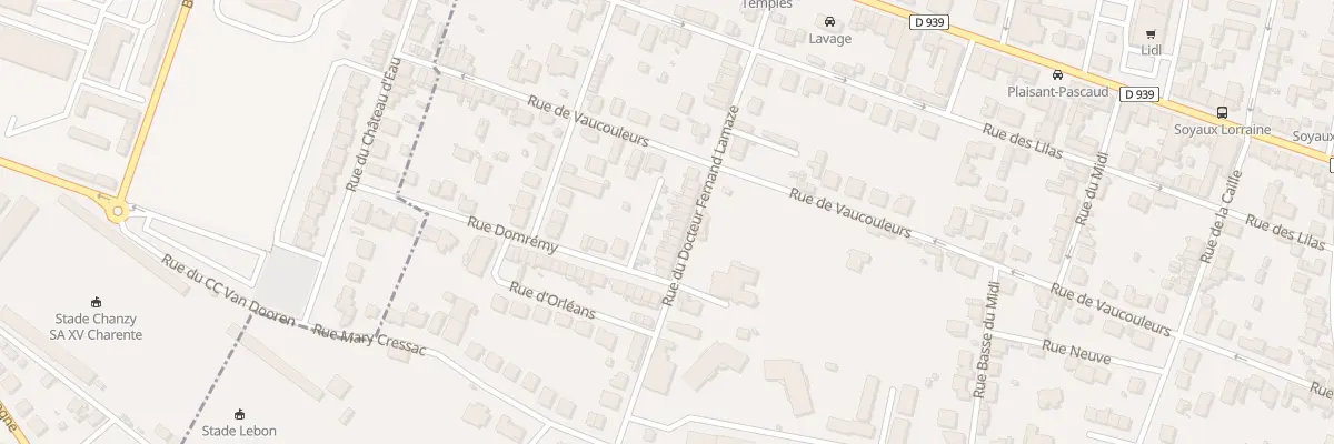 Plan du 35 Rue du Doc Fernand Lamaze à Soyaux