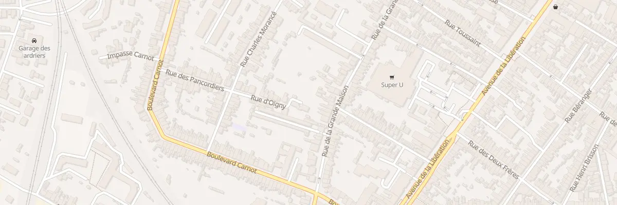 Plan du 108 Rue de la Grande Maison au Mans