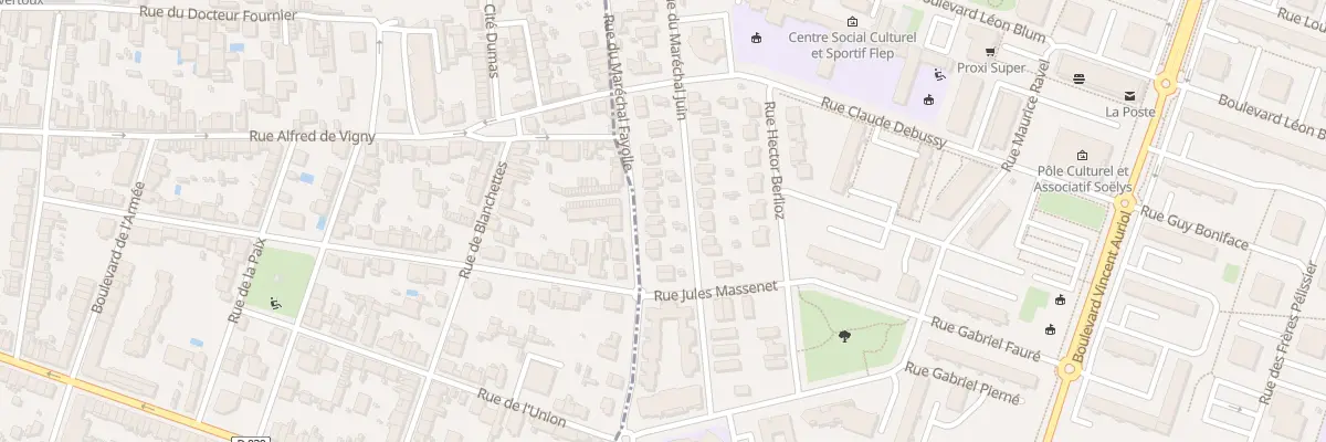 Plan du 12 Rue du Maréchal Fayolle à Soyaux