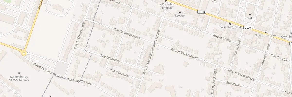 Plan du 27 Rue du Doc Fernand Lamaze à Soyaux