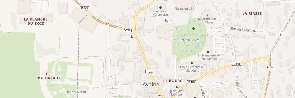Plan du 43 Rue Marcel Vignaud à Avoine