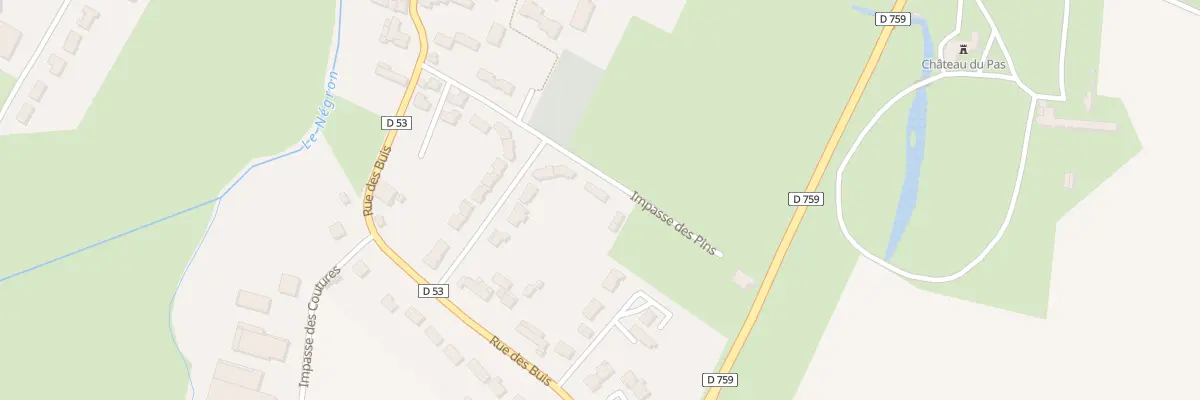Plan du 2 Imp des Pins à Beuxes