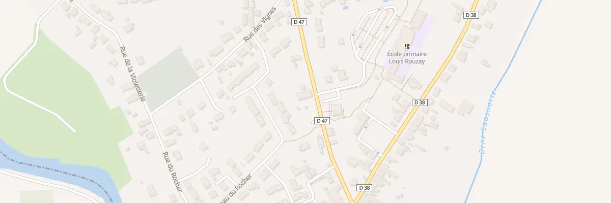 Plan du 11 Rue du Marechal Leclerc à Montbizot
