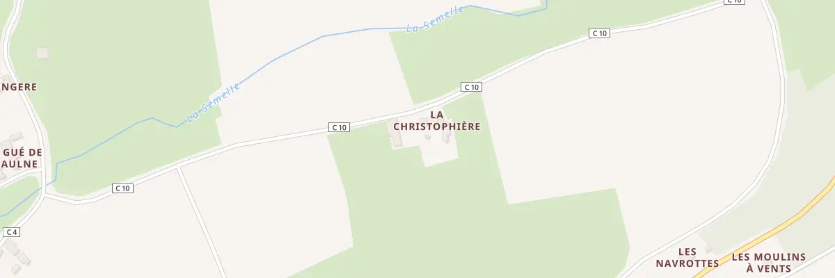 Plan du 2 La Christophiere à Ancinnes