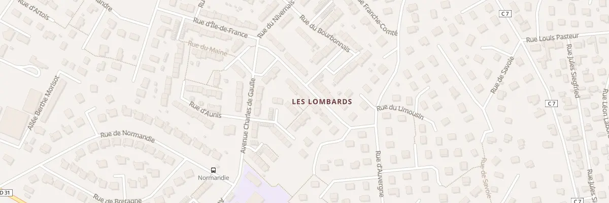 Plan du 8 Rue de Touraine à Montivilliers