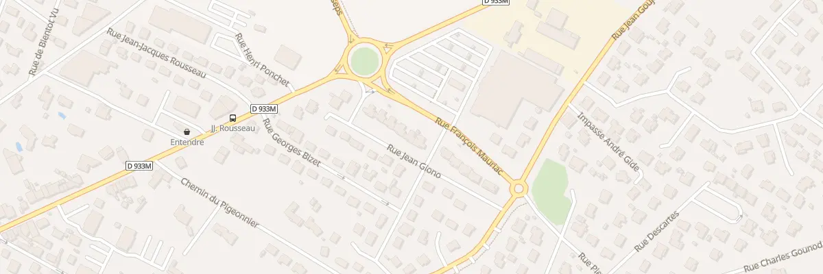 Plan du 14 Rue Jean Giono à Marmande