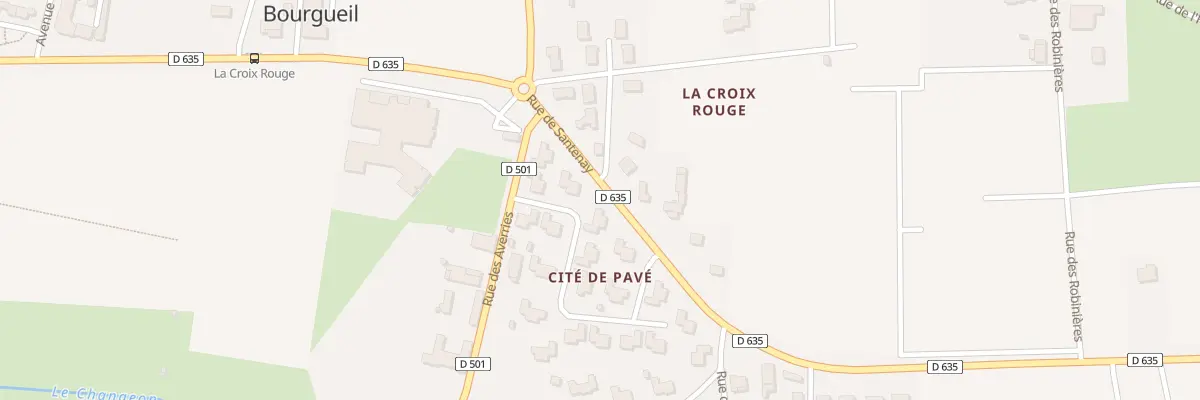 Plan du 14 Rue de Pavée à Bourgueil