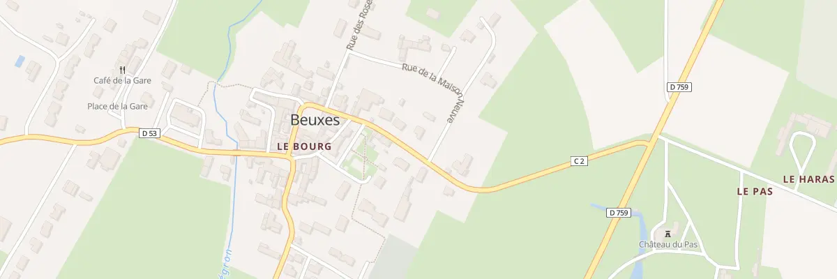Plan du 11 Rue du Pas à Beuxes