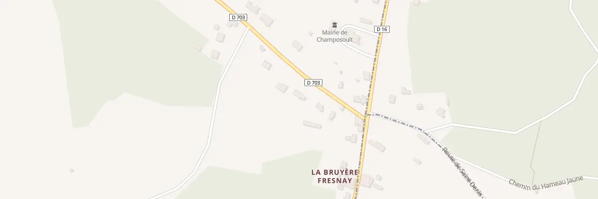 Plan du 87 Rte du Vieux Bourg à Champosoult