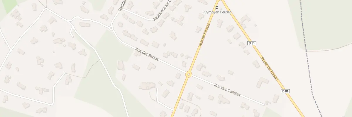 Plan du 1 Rue des Reclos à Puymoyen