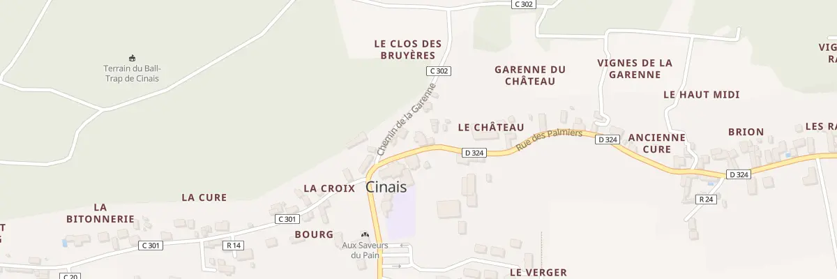 Plan du 5 Rue des Palmiers à Cinais