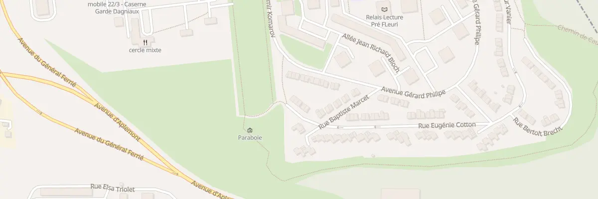 Plan du 3 Rue Eugénie Cotton au Havre