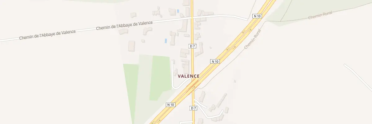 Plan du 5650 Rte de Valence à Valence-en-Poitou