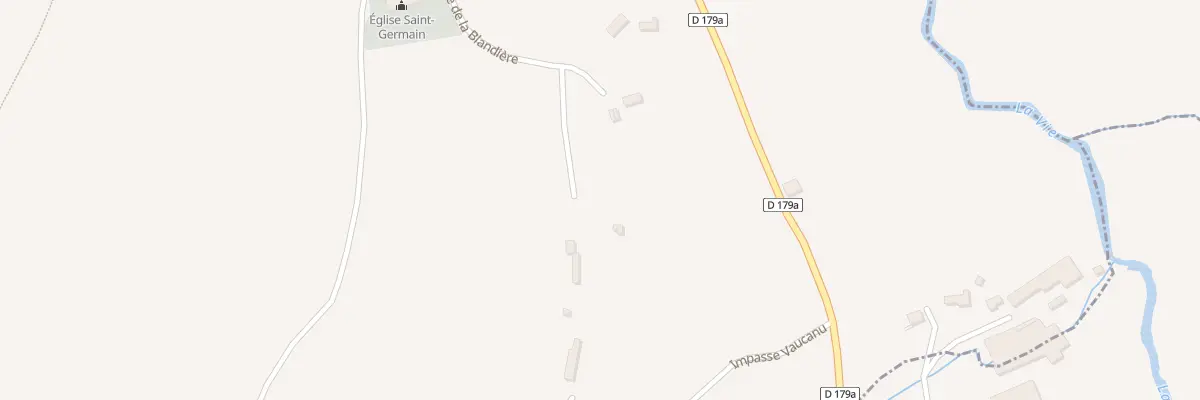 Plan du 200 Che de la Blandiere St Germain à Val-de-Vie