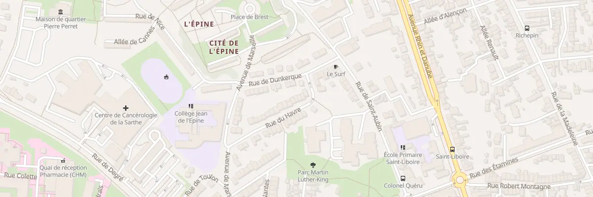 Plan du 27 Rue du Havre au Mans