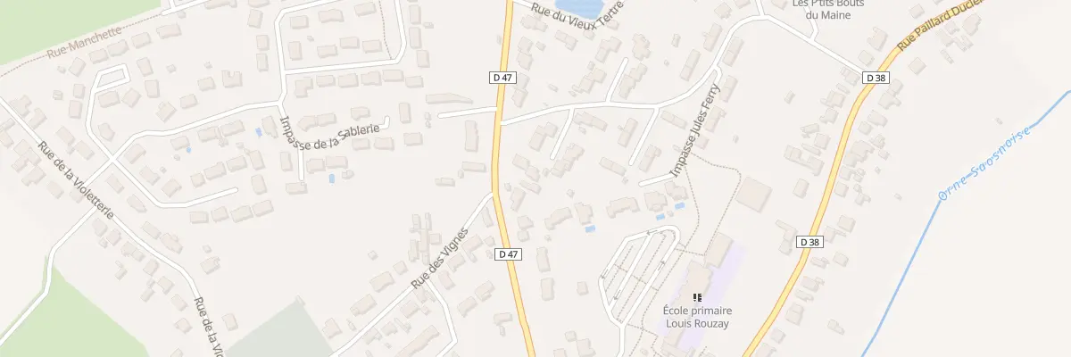 Plan du 4 Imp Leon Gambetta à Montbizot
