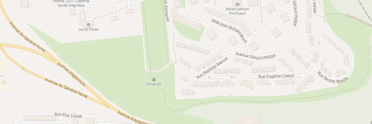 Plan du 5 Rue Eugénie Cotton au Havre