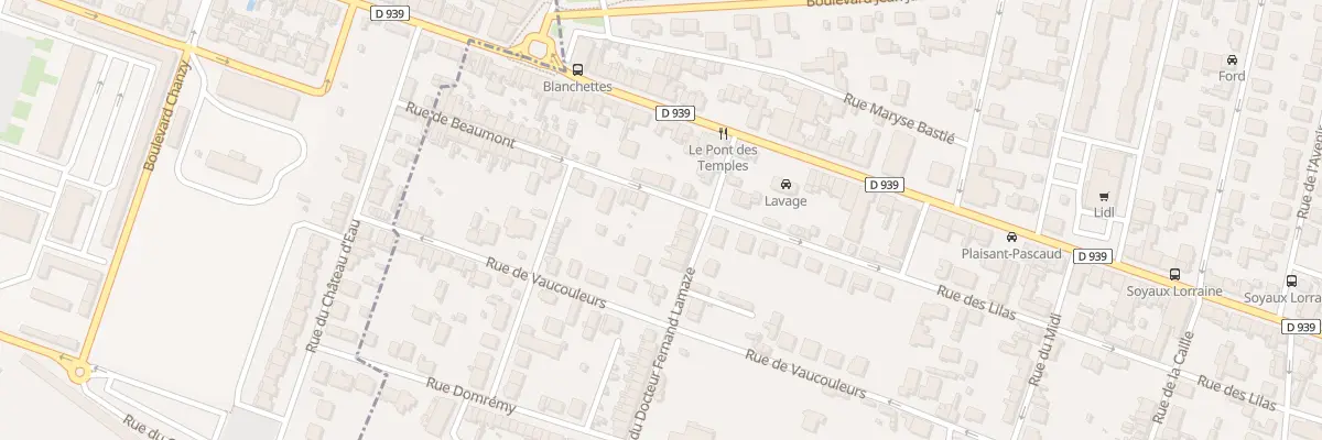 Plan du 5 Rue du Doc Fernand Lamaze à Soyaux