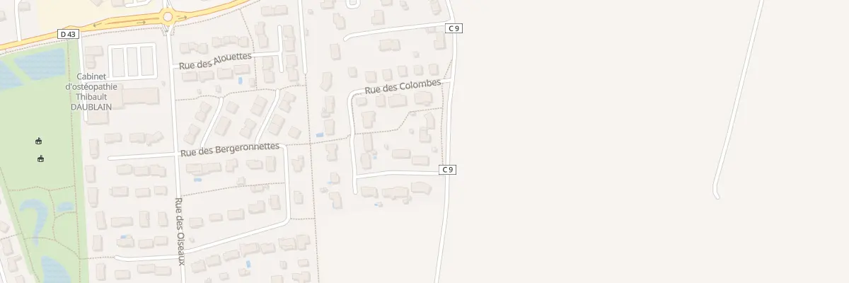 Plan du 4 Rte de Fonds à Vouillé