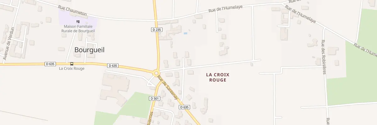 Plan du 1 Imp de la Croix Rouge à Bourgueil