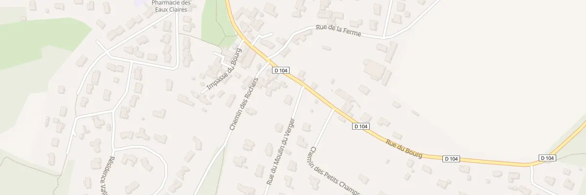Plan du 5737 Rue du Moulin du Verger à Puymoyen