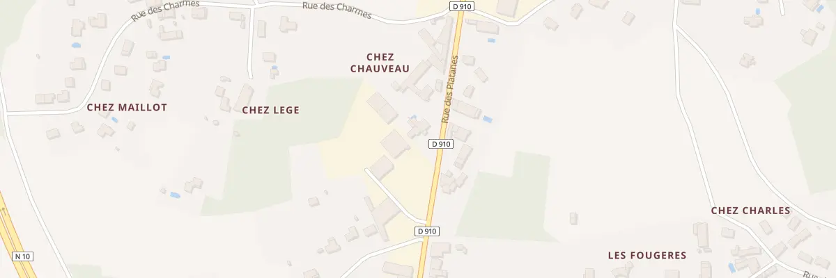 Plan du 976 Rue des Platanes à Champniers