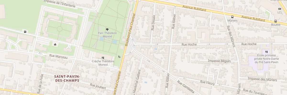 Plan du 149 Rue Hoche au Mans