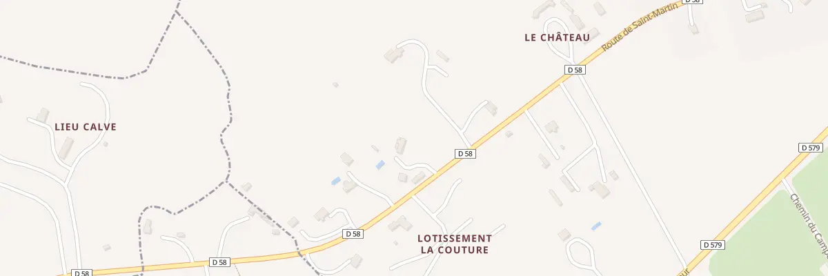 Plan du 32 Rte de St Martin Cd 58 à Tourville-en-Auge