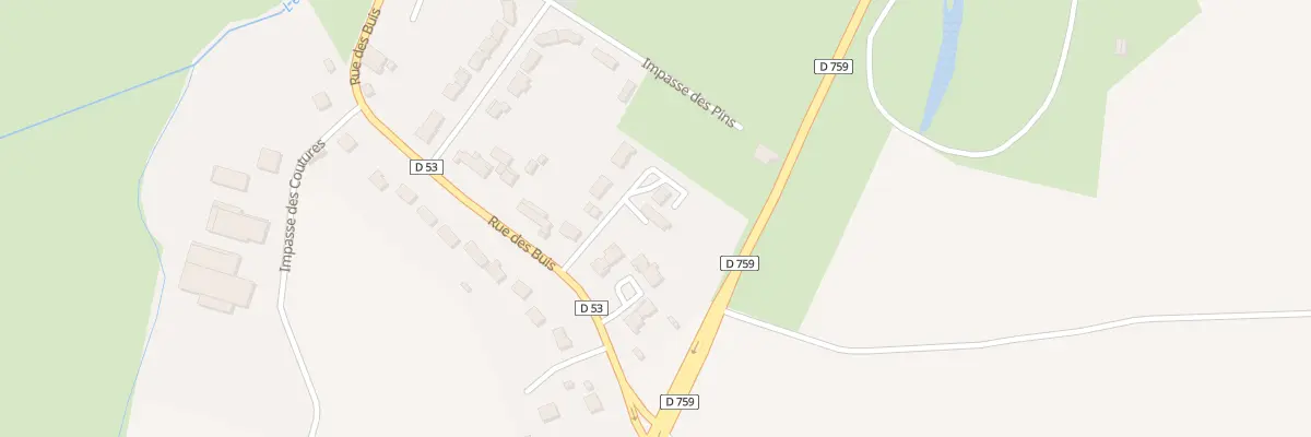 Plan du 2 Imp des Grandes Pièces à Beuxes